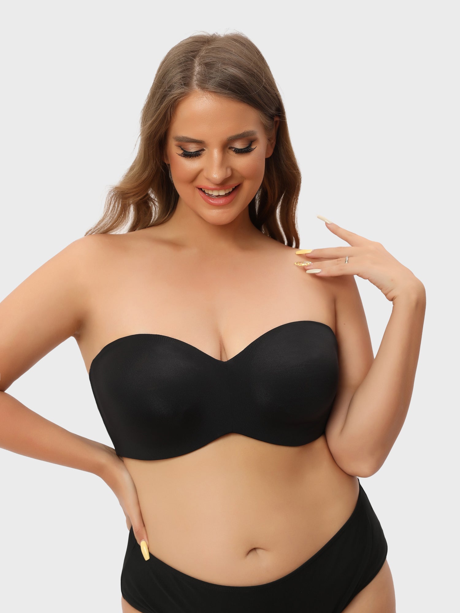 Nakans Full Support Non-Slip Convertible Bandeau Bra