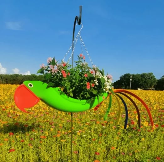 🔥Last Day Promotion - 50% OFF🔥Colorful bird hanging planter