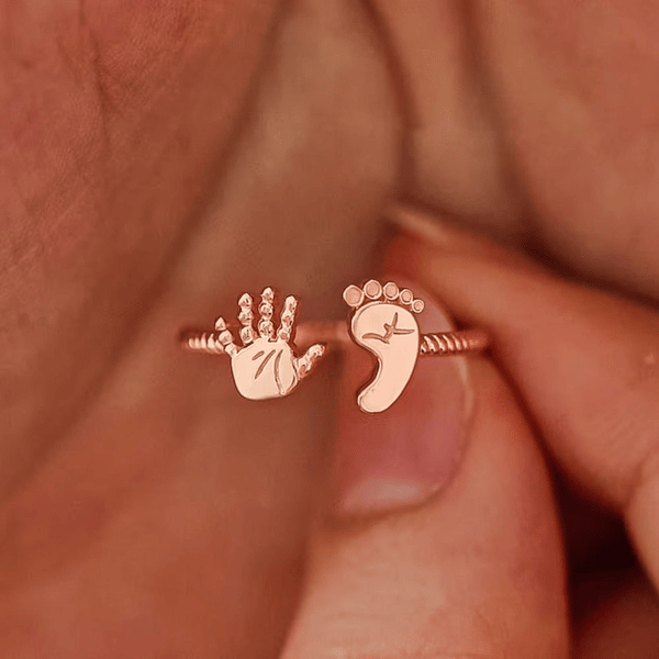 Last Day 50% OFF--🎁Baby Palm and Feet Ring