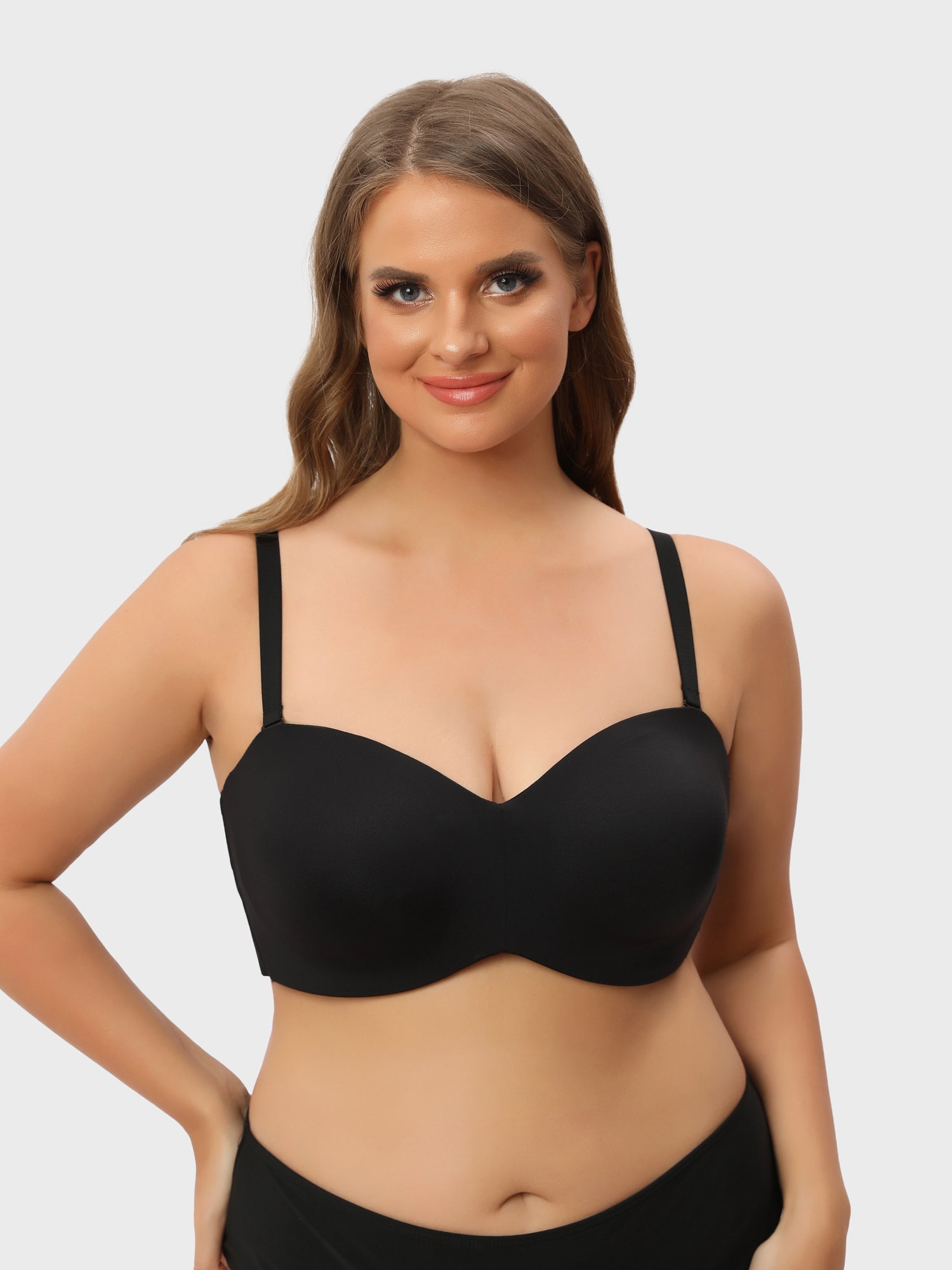 Nakans Full Support Non-Slip Convertible Bandeau Bra