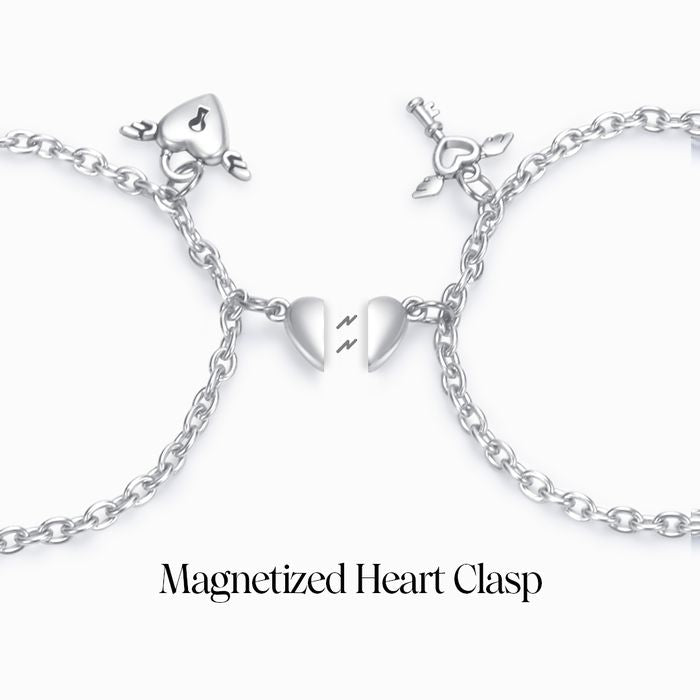 Love You Forever Magnetic Chain Couple Bracelet