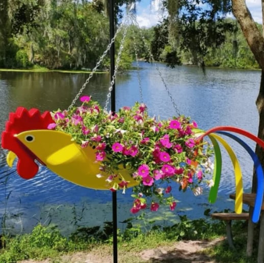 🔥Last Day Promotion - 50% OFF🔥Colorful bird hanging planter