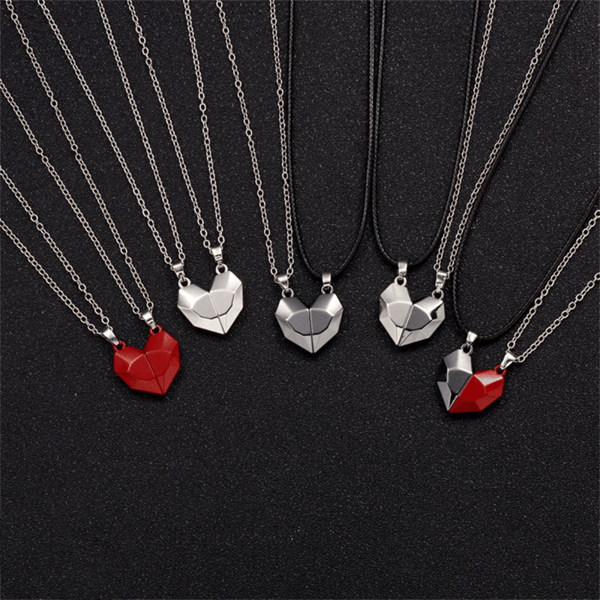 Couples Magnetic Heart Pendants (2Pcs)