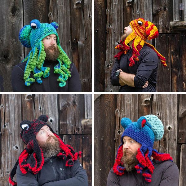 Last Day 50% OFF - Hand-knitted Octopus Hat🧶