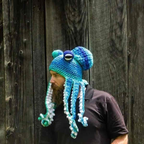 Last Day 50% OFF - Hand-knitted Octopus Hat🧶