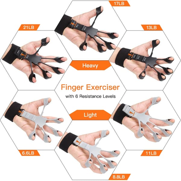 🔥50% OFF Promotion🎁6 Resistant Level Finger Exerciser