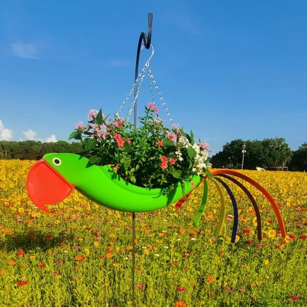 🔥Last Day Promotion - 50% OFF🔥Colorful bird hanging planter