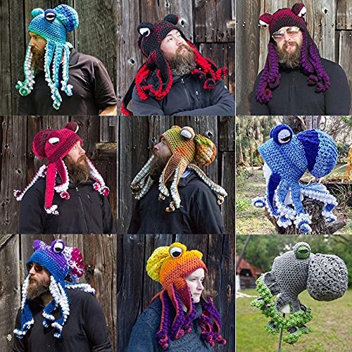 Last Day 50% OFF - Hand-knitted Octopus Hat🧶