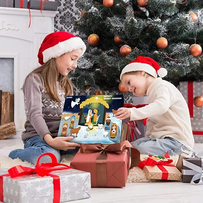 24 Days of Nativity Scene Advent Calendar
