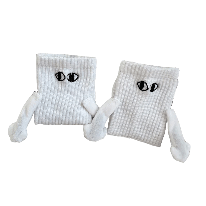 Magnetic style holding hands BestieBuddies Socks