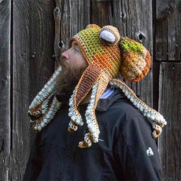 Last Day 50% OFF - Hand-knitted Octopus Hat🧶