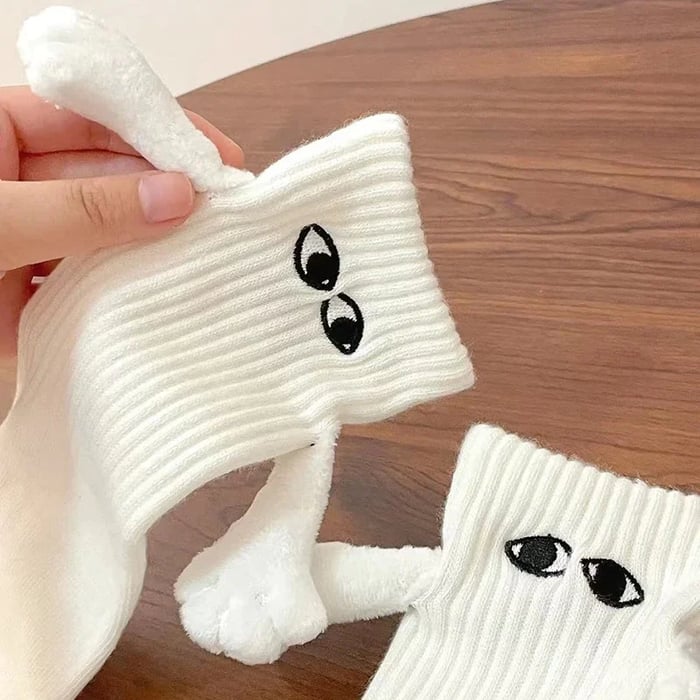 Magnetic style holding hands BestieBuddies Socks