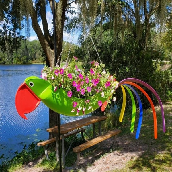 🔥Last Day Promotion - 50% OFF🔥Colorful bird hanging planter