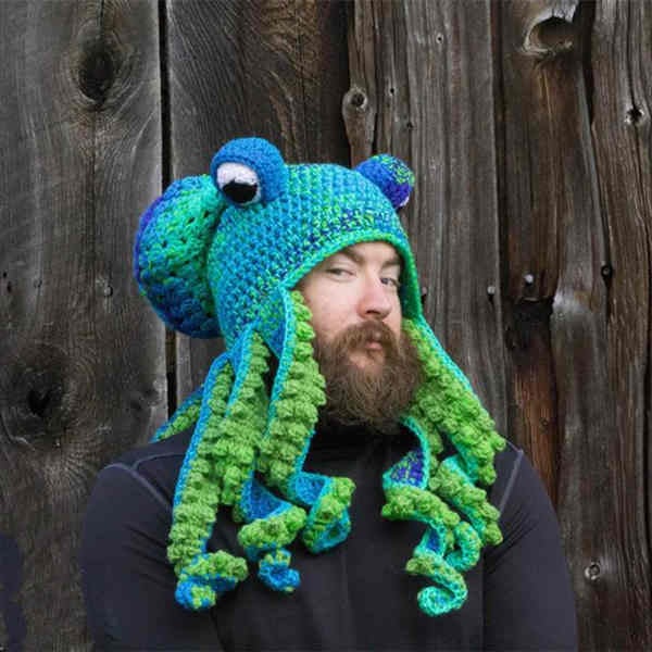 Last Day 50% OFF - Hand-knitted Octopus Hat🧶