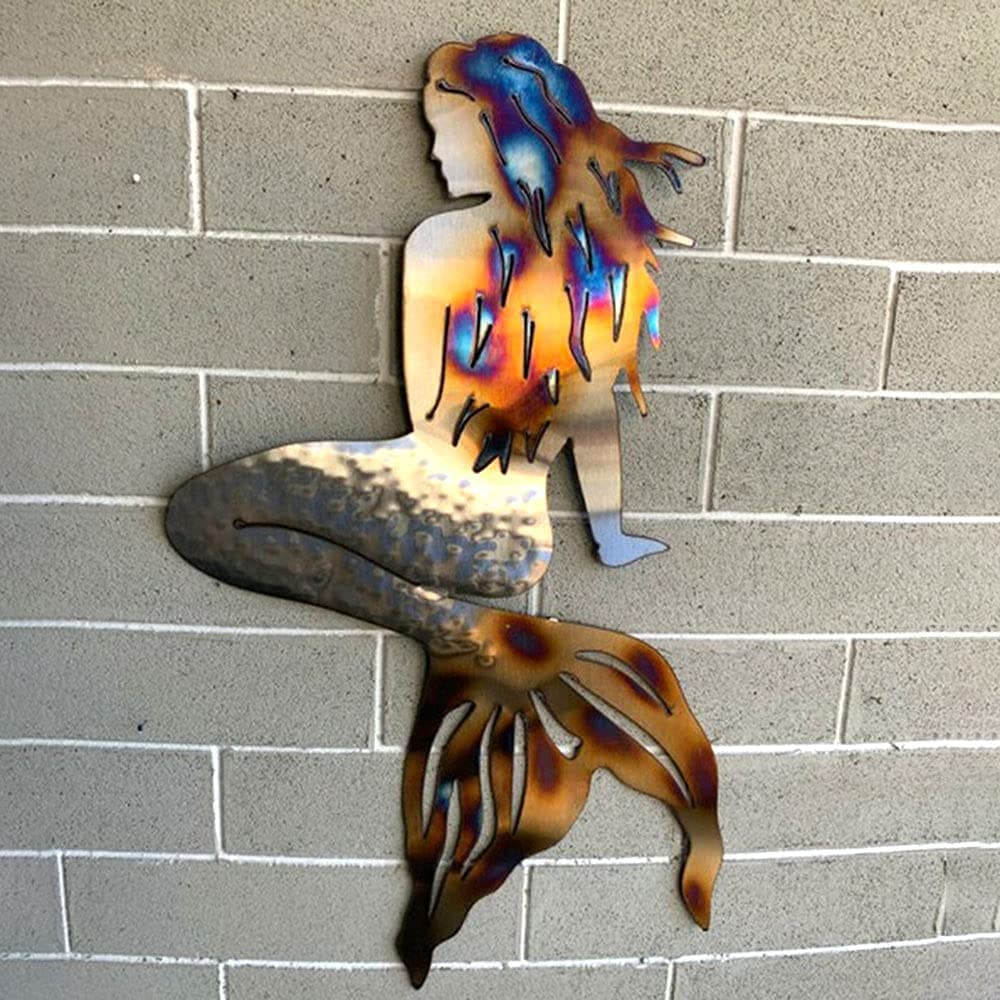 Mermaid Metal Wall Art