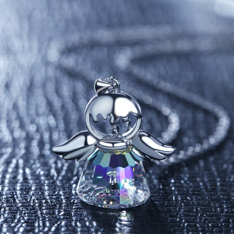 Crystal Little Angel Necklace