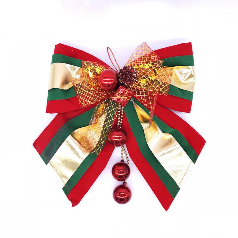 Christmas Bow Decorations, Large Christmas Tree Bow, Xmas Decorative Bows Ornaments for Home Christmas Party