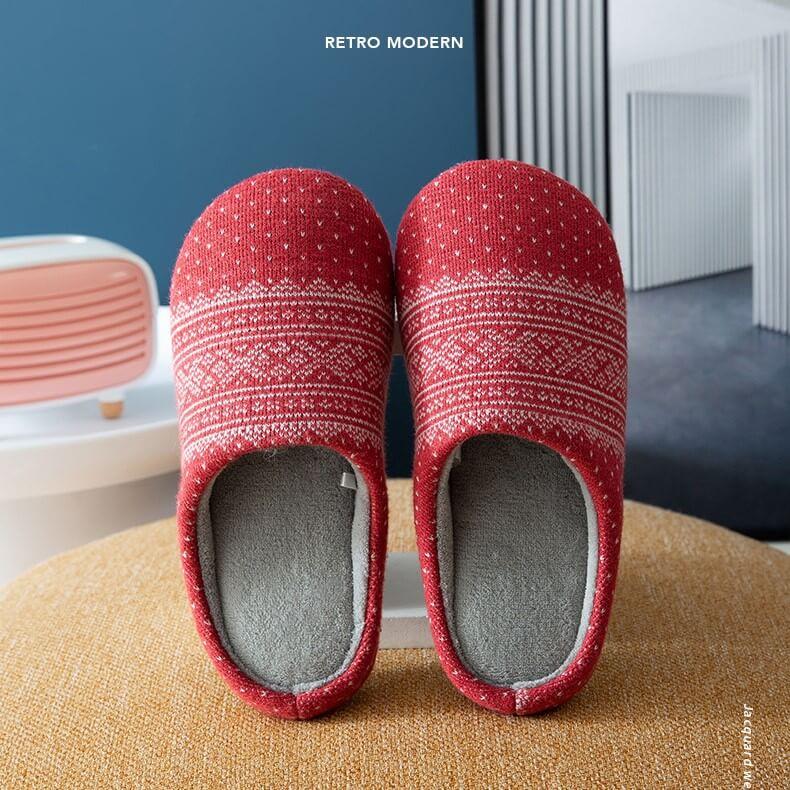 Womens Mens Winter  Comfort Plush Slippers