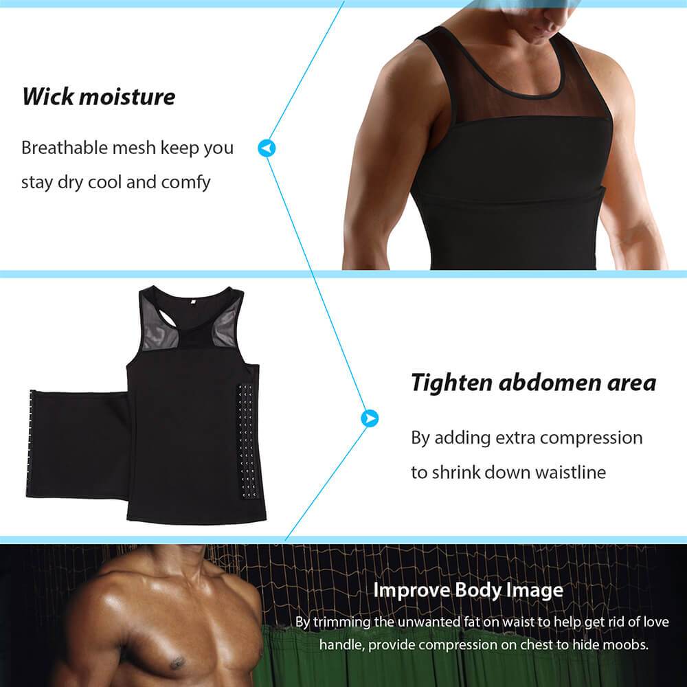 Nebility Compress Abdomen Vest Shaper Undershirt