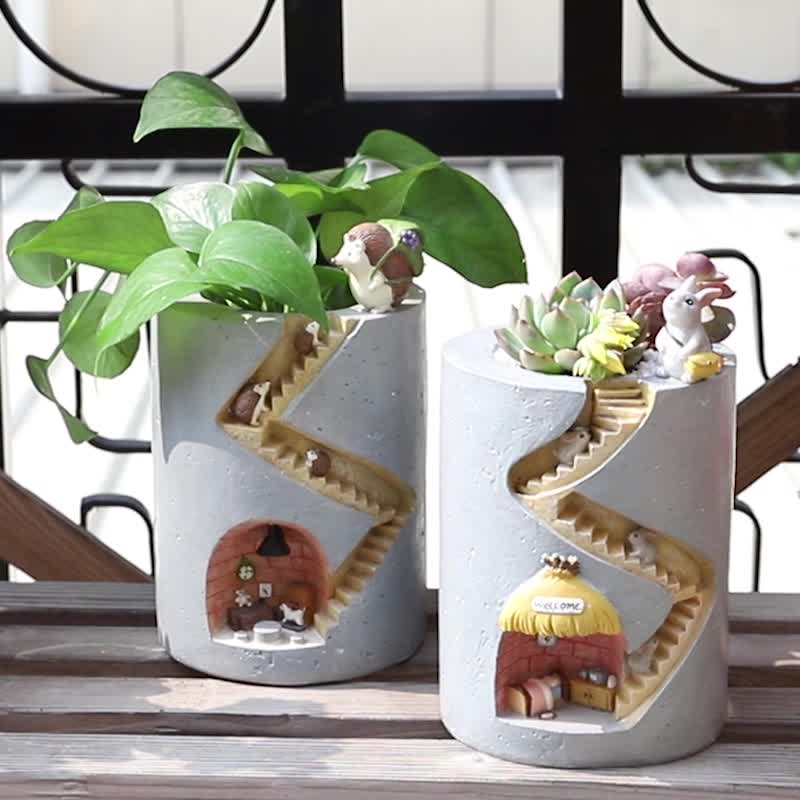 Creative Plants Flower Pots Ornaments for Succulent Plants Pot