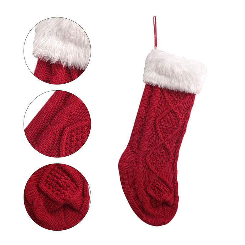 Cute Christmas Socks Candy Pockets, Christmas Decorations Party Decorations