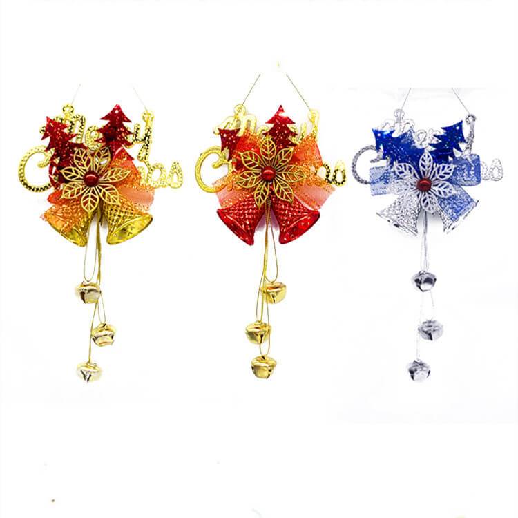 Christmas Decoration with Bow Bells For Festivals and Parties