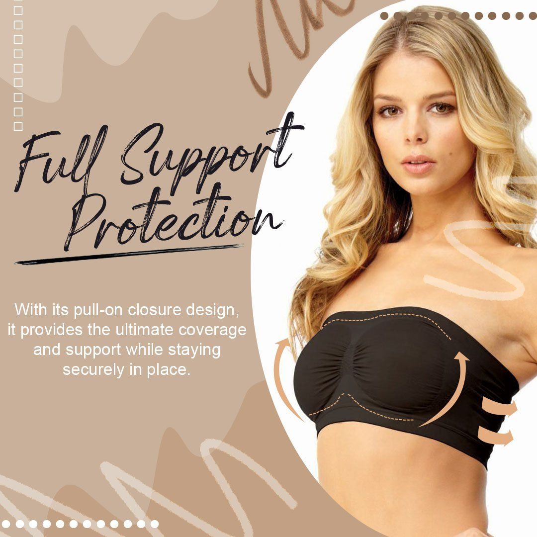 [2022 New Generation] 4D Memory Foaming Supportive Bandeau Bra