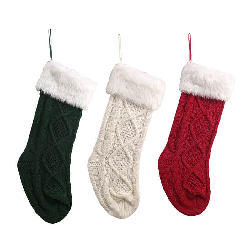 Cute Christmas Socks Candy Pockets, Christmas Decorations Party Decorations