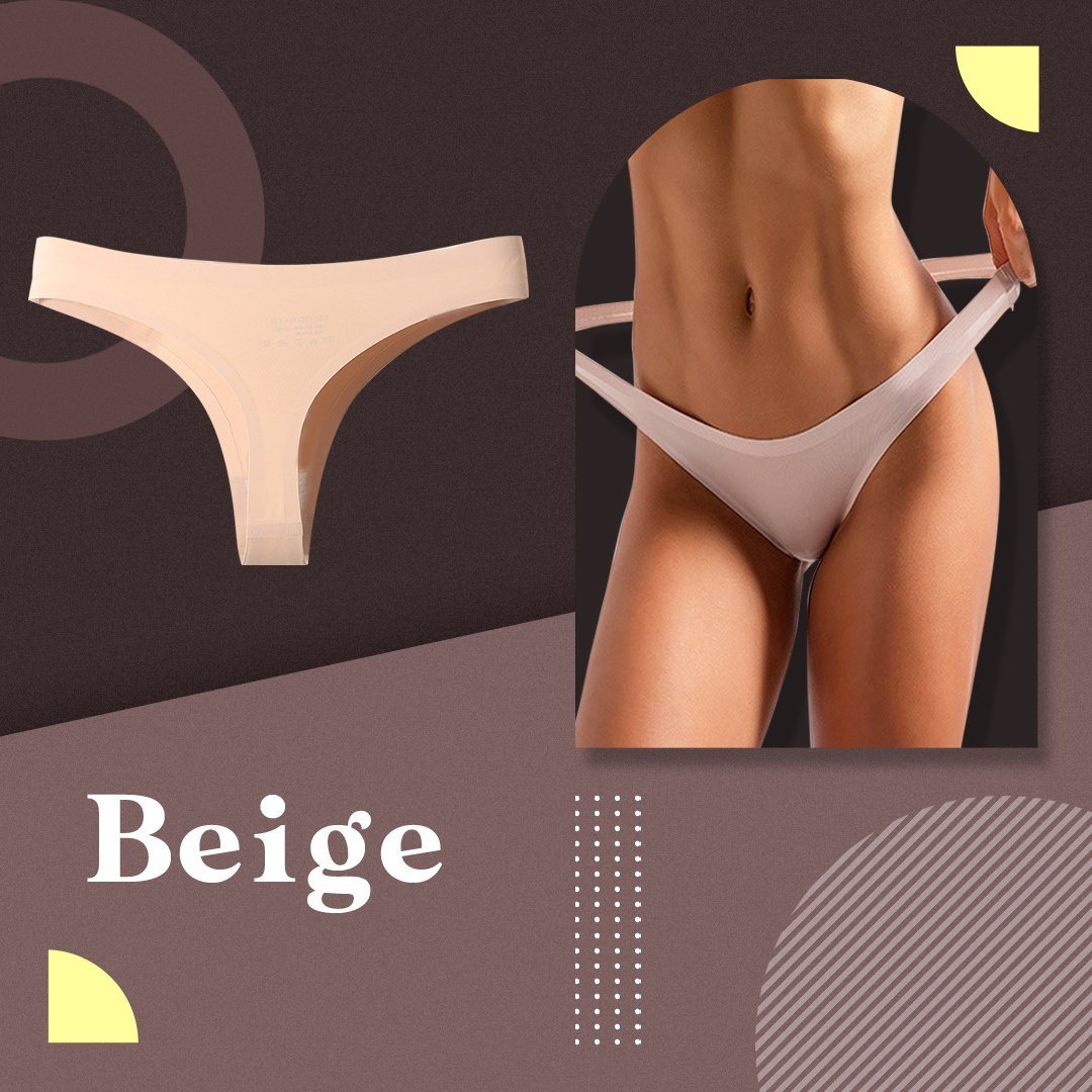 ShapeX Invisble Bonded Seamless Thong