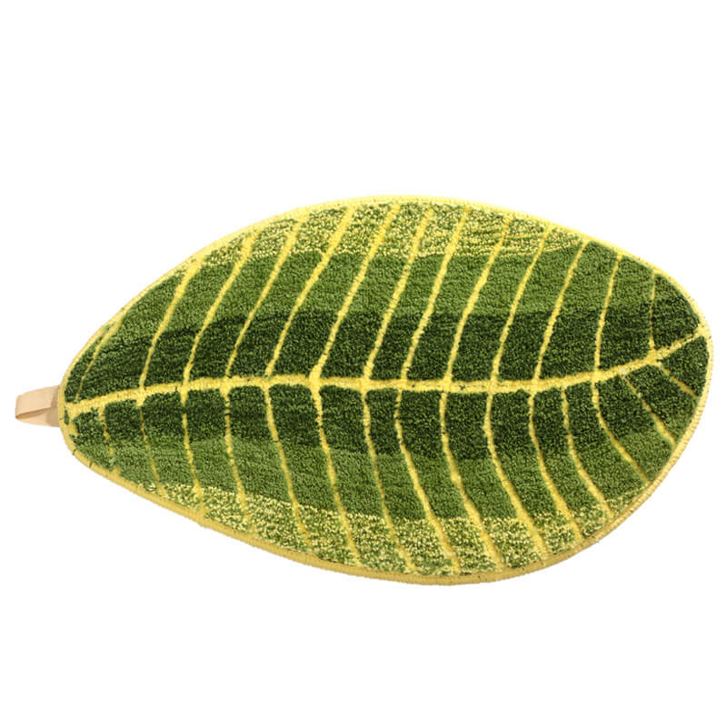 Modern Leaf-shaped Bathroom Mat Doormat