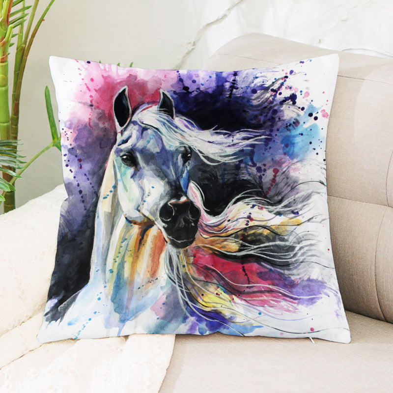 Horse Paintings Cushion Covers - Closing Sale