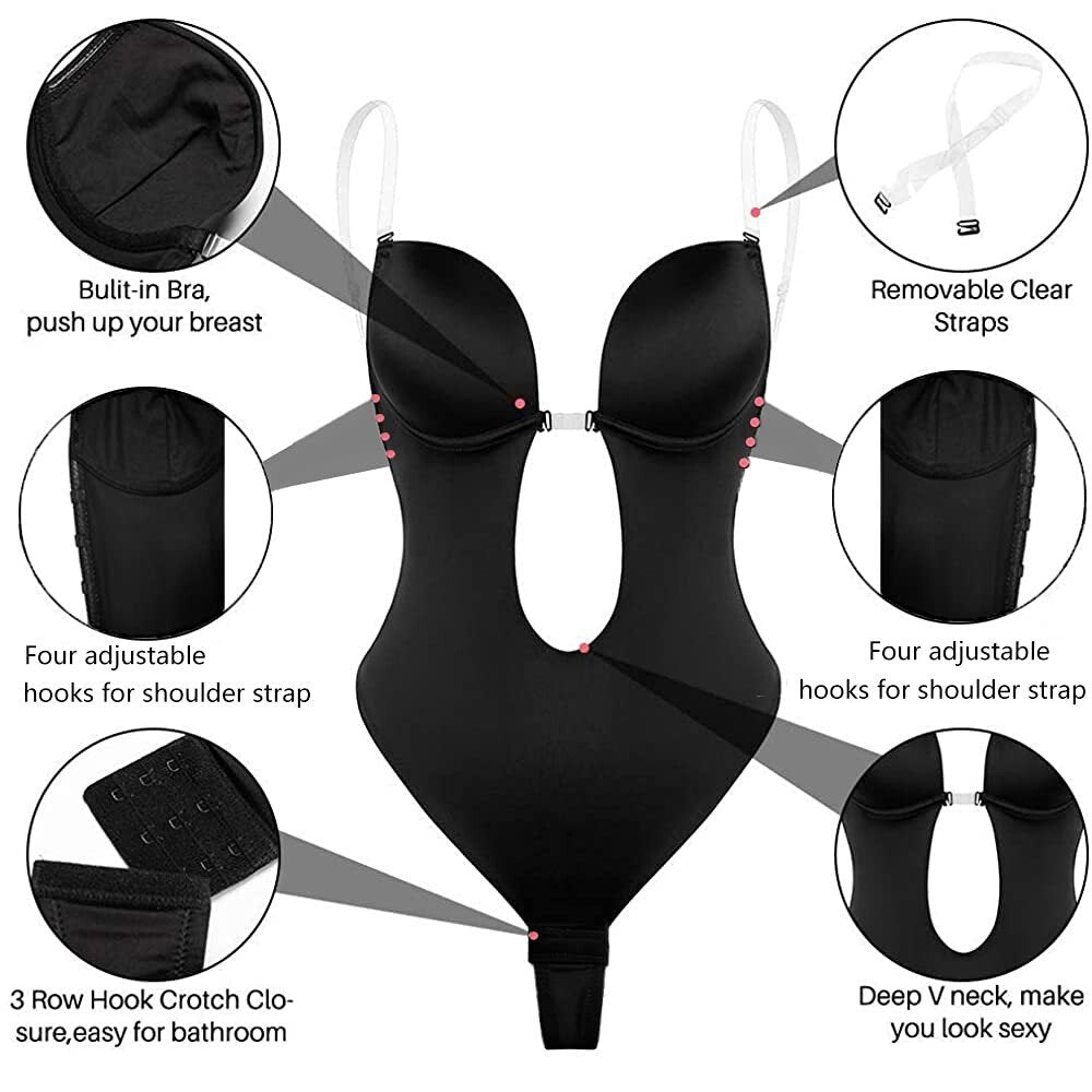 Backless Body Shaper Bra