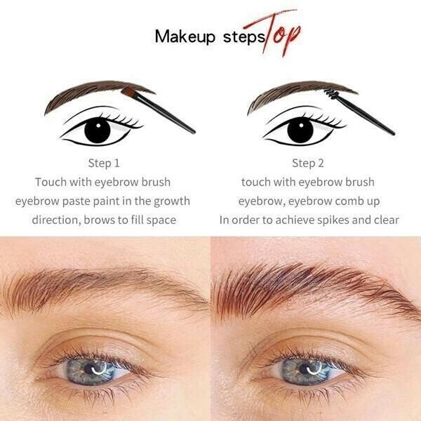 Clear Eyebrow Gel & Colour Eyebrow