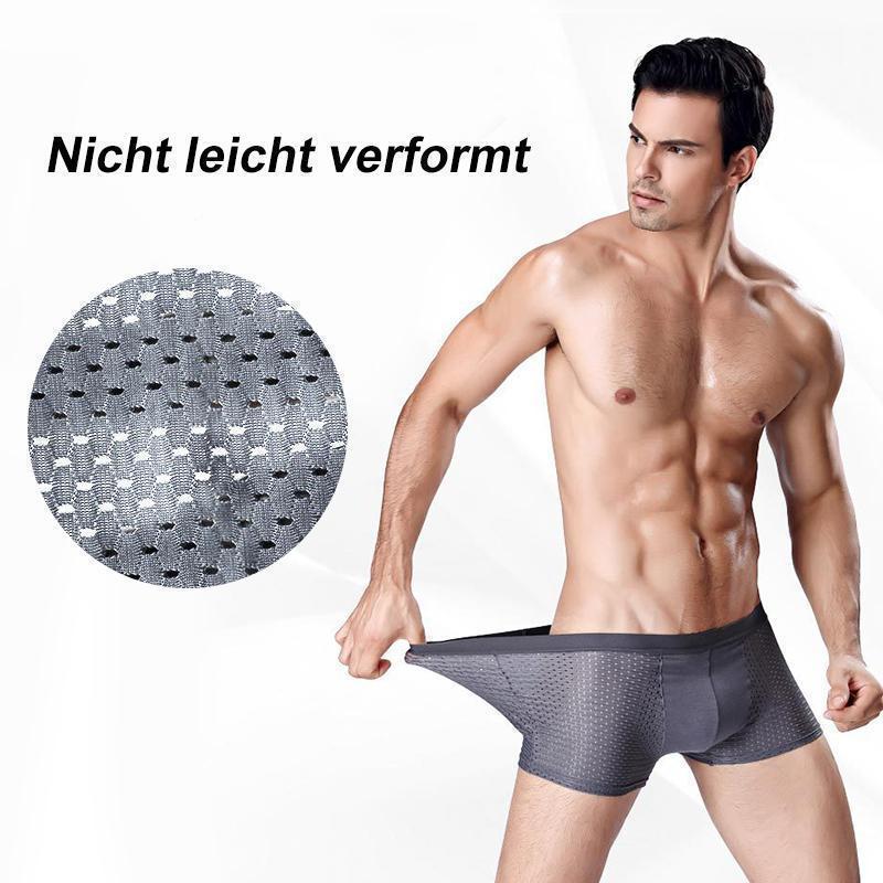 Men's honeycomb breathable ice silk underwear