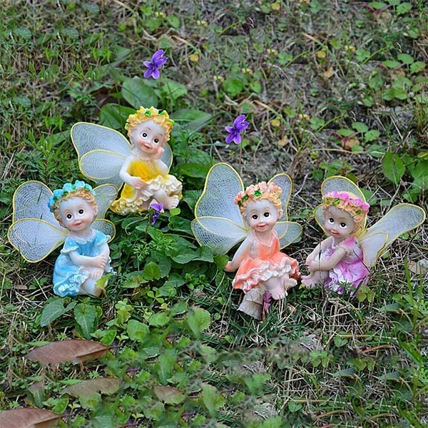 4pcs/set Cute Flower Fairy Angels