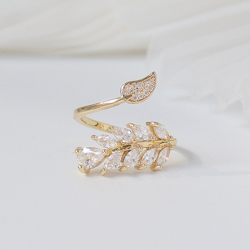 Adjustable Leaf Ring