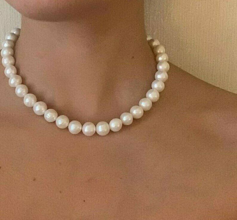 Natural Oyster Pearl Necklace