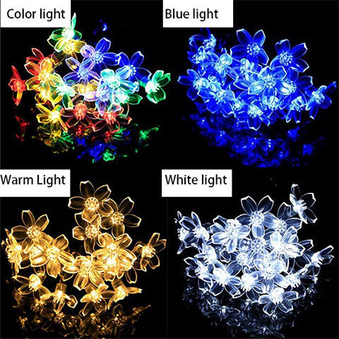 (🔥30% OFF 🔥)Solar Cherry Blossoms String Lights 23 Feet 50 LED