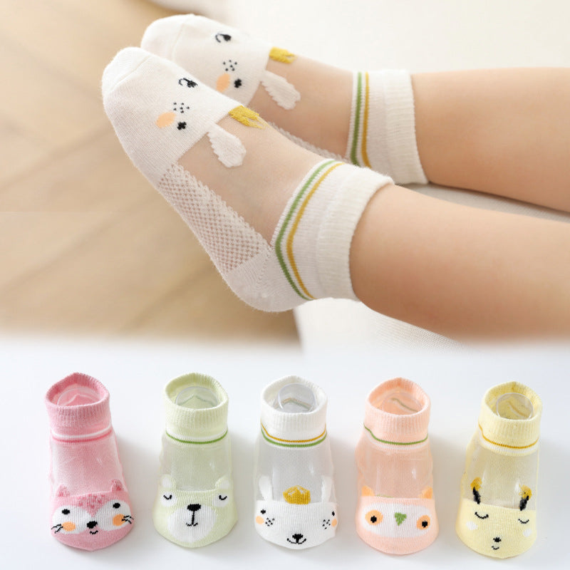 Children's Summer Breathable Socks (5 Pairs)