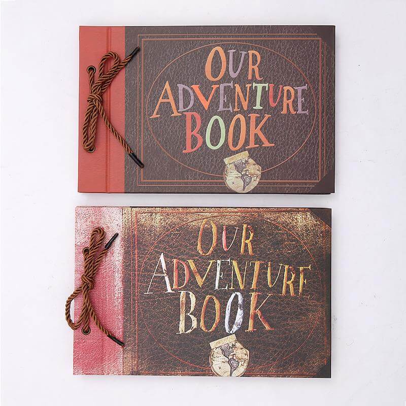 DIY Handmade Photo Album Decor Anniversary Wedding Feast Adventure Books 40 Page for Traveling Office Home School