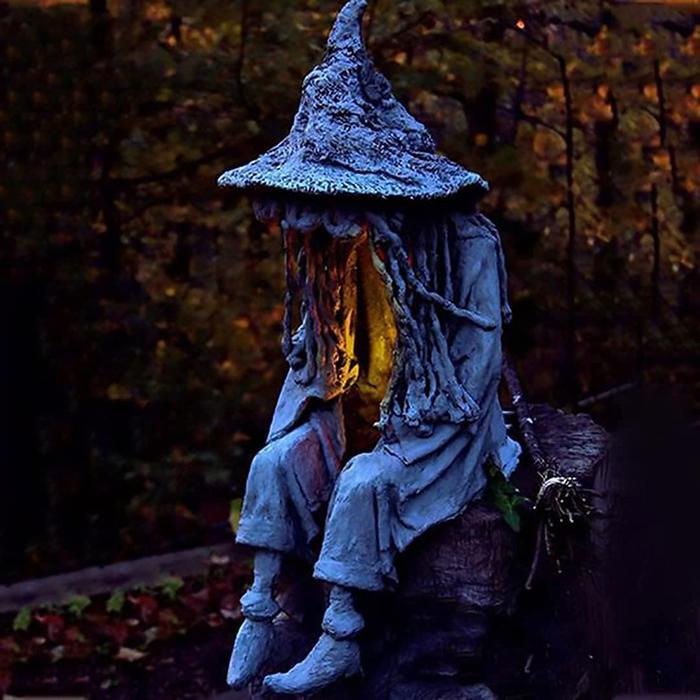 Witch Ghoul Solar Energy Lamp