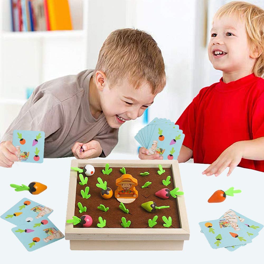 Carrot Harvest Planting Wooden Toy