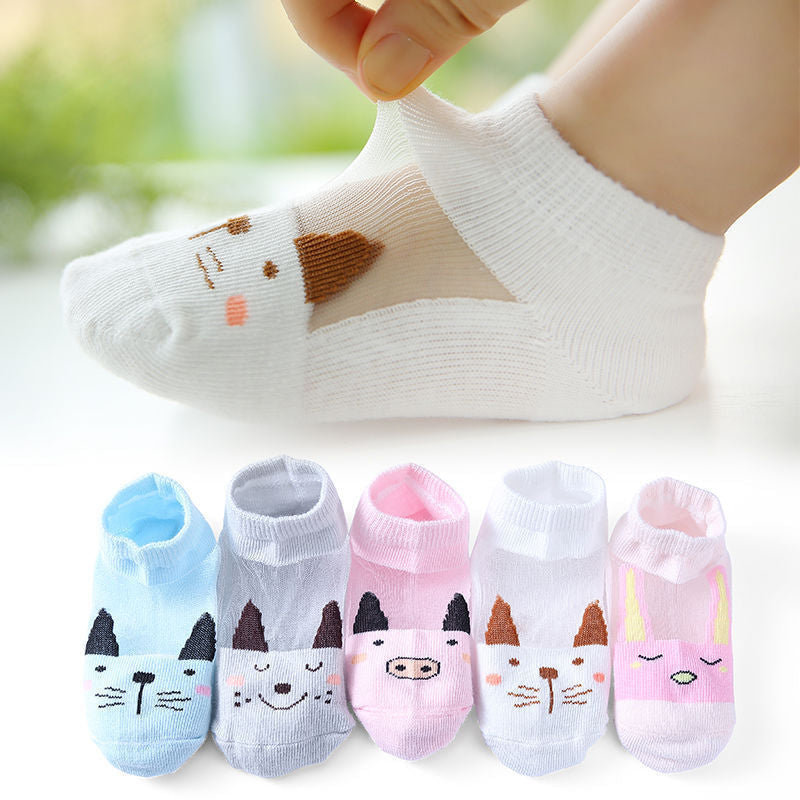 Children's Summer Breathable Socks (5 Pairs)