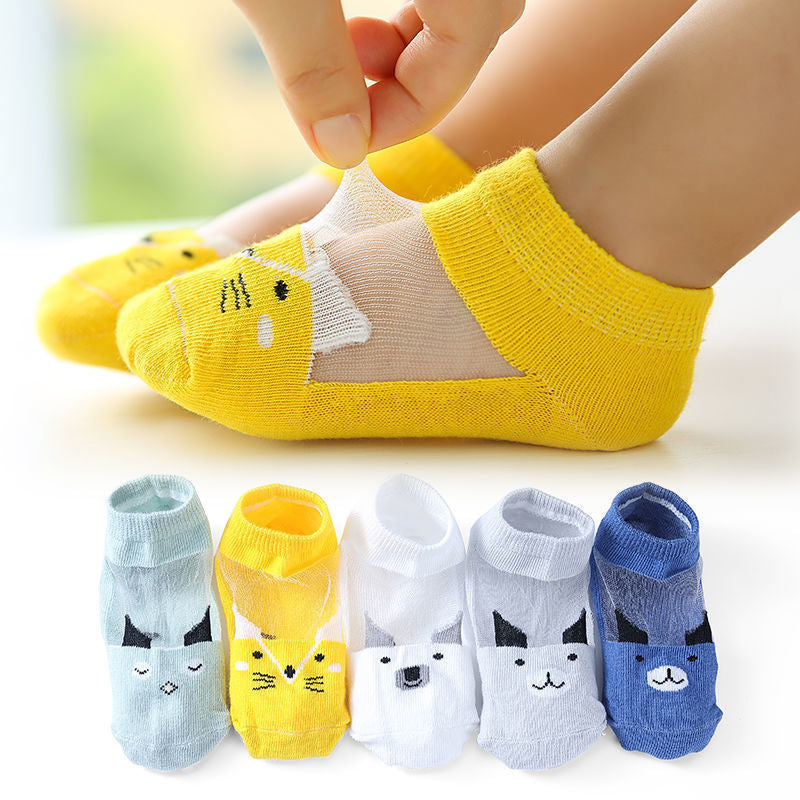 Children's Summer Breathable Socks (5 Pairs)