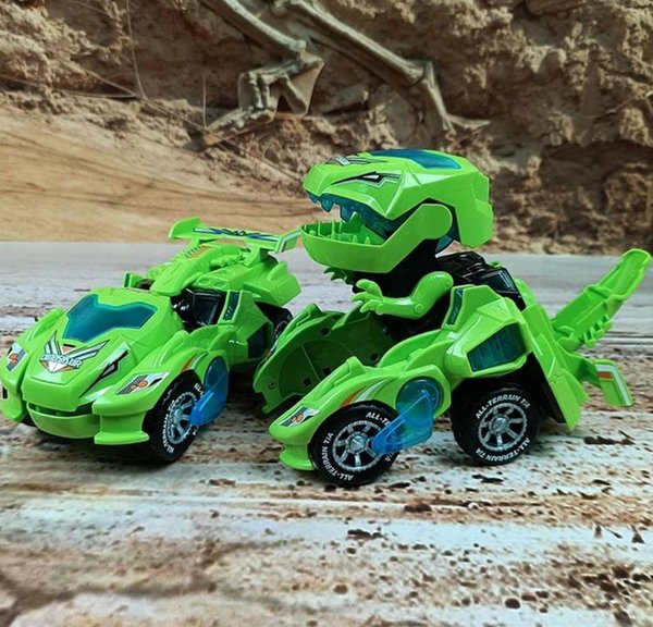 Automatic Dinosaur Car With Music And Led Light