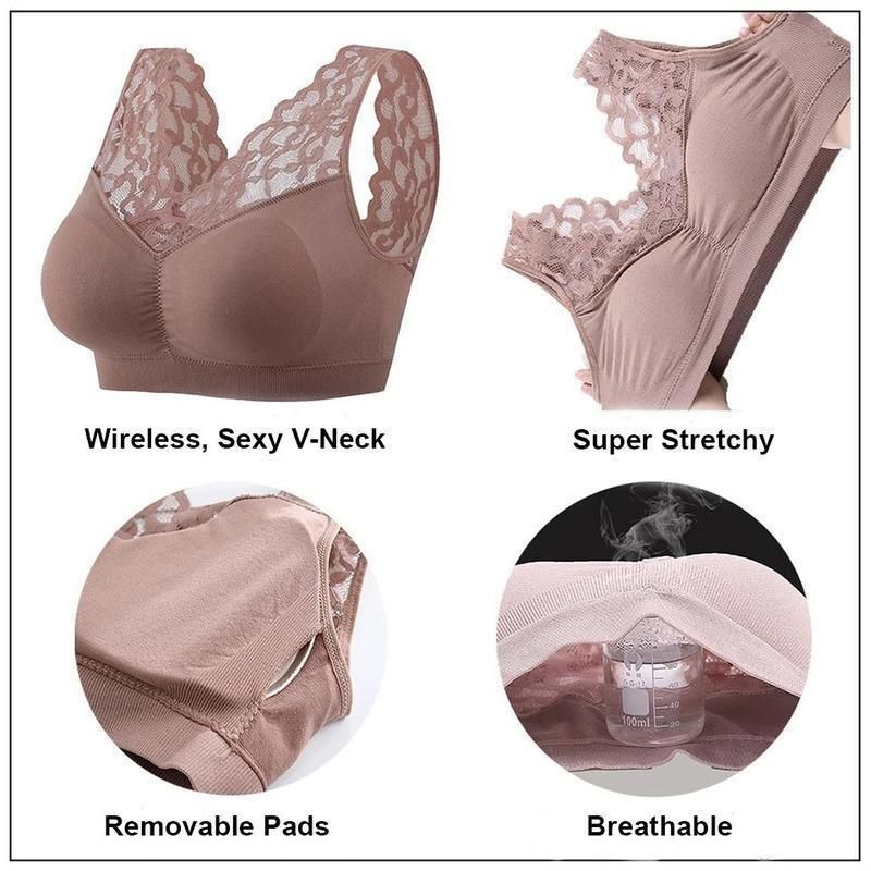 Flony Bra - Push Up Comfort Super Elastic Breathable Lace Bra