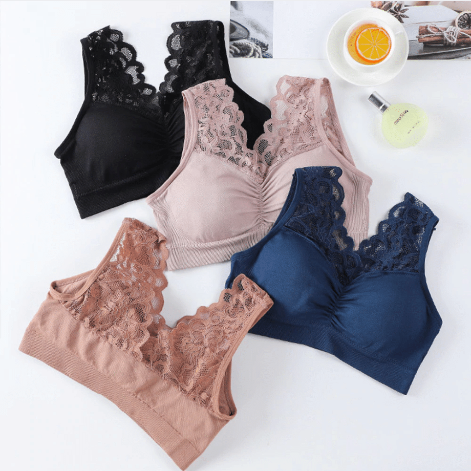 Flony Bra - Push Up Comfort Super Elastic Breathable Lace Bra