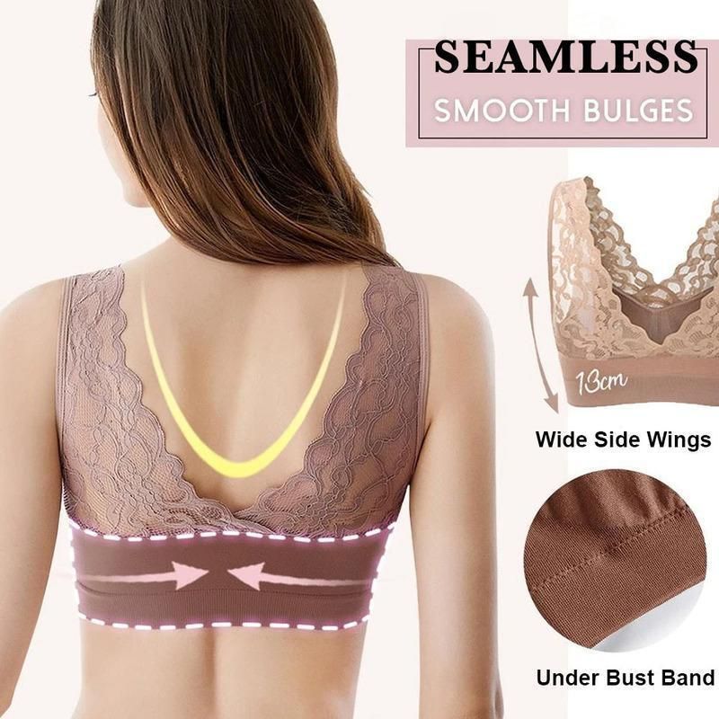 Flony Bra - Push Up Comfort Super Elastic Breathable Lace Bra