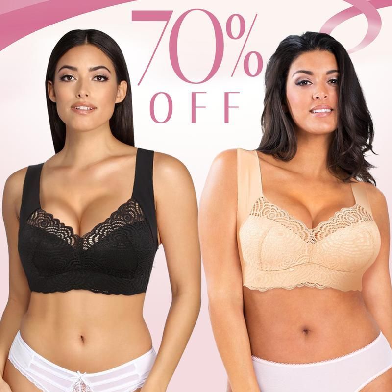 EXTRA LIFT &ndash; Ultimate Lift Stretch Full-Figure Seamless Lace Cut-Out Bra