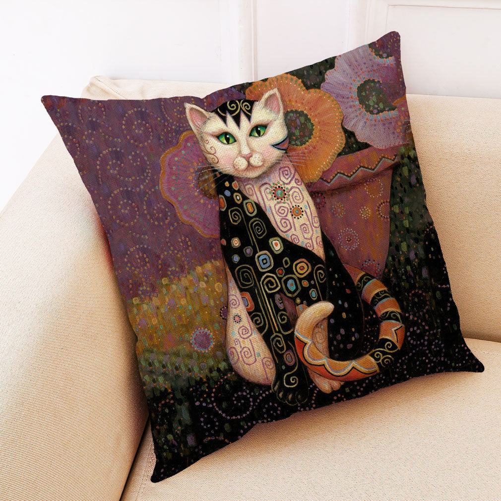 Kleo Cats by Marjorie Sarnat Cushion Covers - Closing Sale